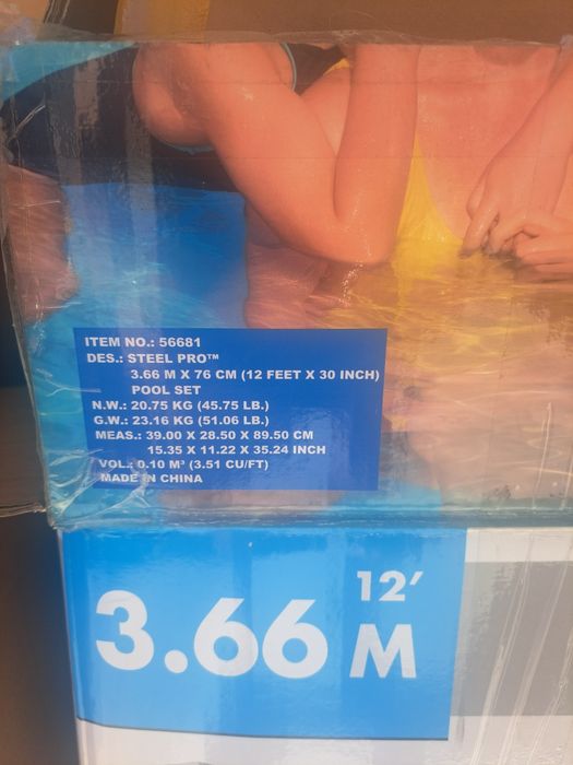 Piscina Bestway Steel Pro 3.66 metros