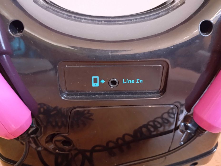 Karaoke para criança com 2 microfones