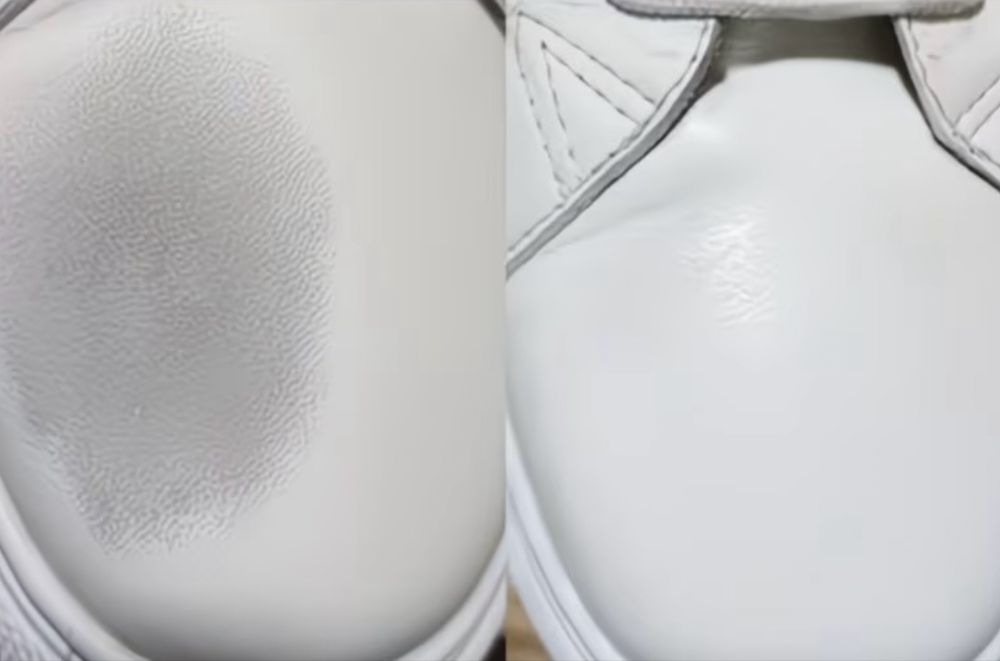 Крем-фарба для ремонту взуття (біла)