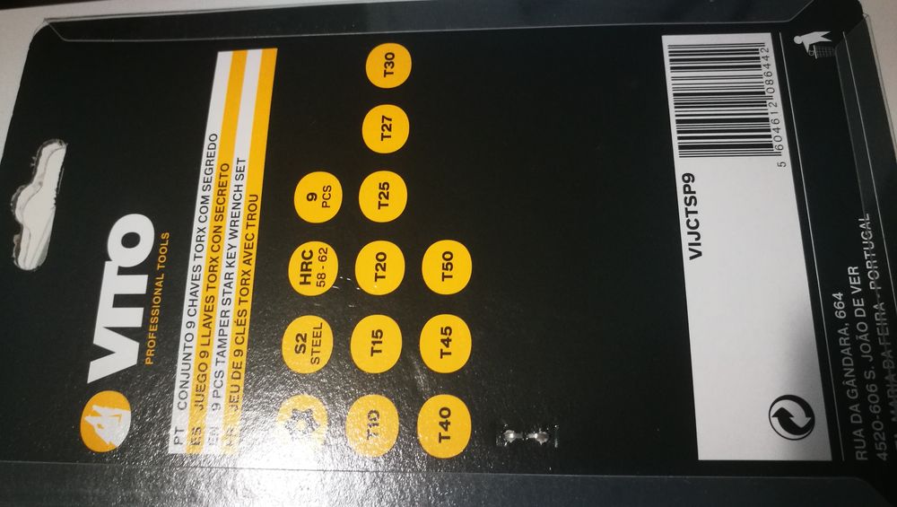 Chaves torx VITO...64297815553153122