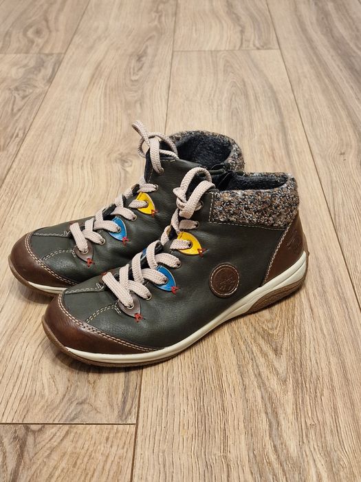 Botki sneakersy damskie Rieker Antistress  38