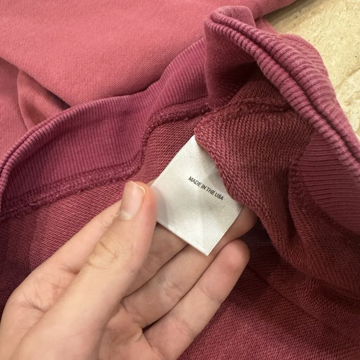 Худи erd washed red