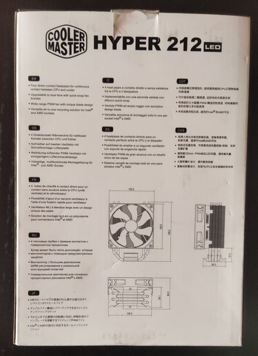 Cooler Master Hyper 212 LED - Novo