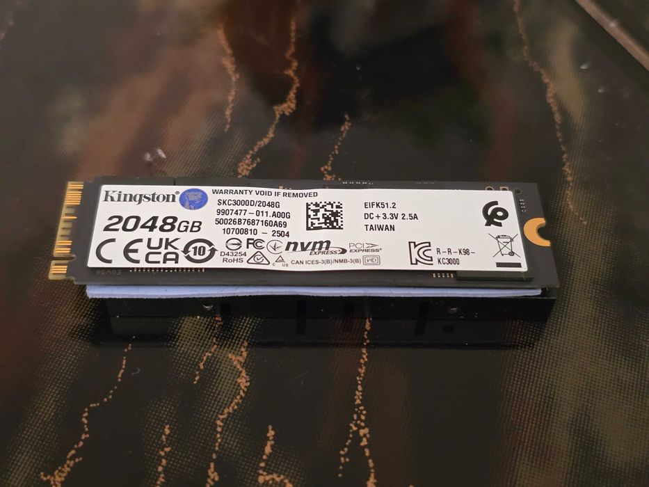 Dysk nvme Kingston kc3000 2tb