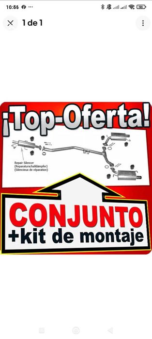 Escape duplo Mazda 6 GH 2007 a 2011