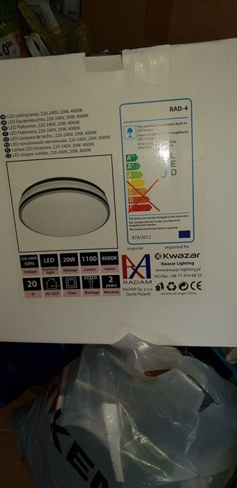 Sprzedam lampę ścienna led