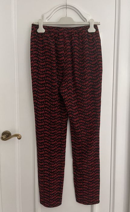STELLA MCCARTNEY piękne spodnie w print, 100% jedwab