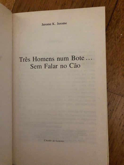 Três Homens num Bote - Jerome K. Jerome