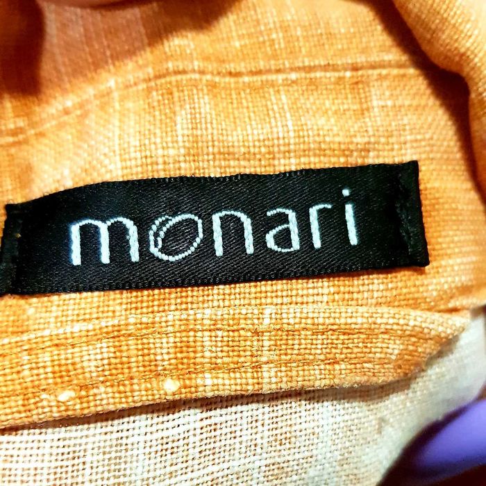 Lniany Żakiet Pomarańczowy Monari rozm. L