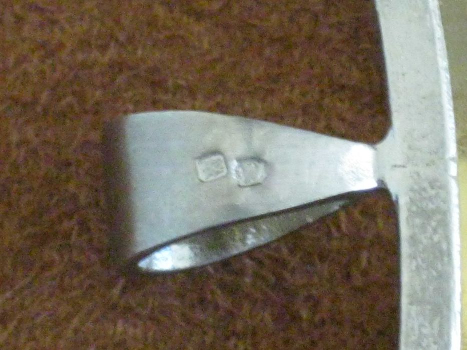 Medalha Prata Maciça de Lei 925`/.. c/Contraste