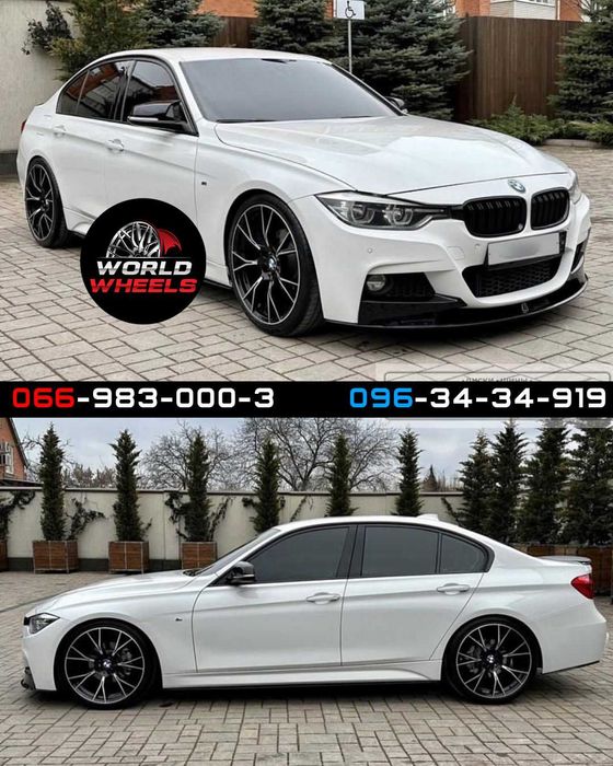 Диски R19 5x120 BMW F30 F32 F10 F11 F01 F06 F25 E46 E90 E92 разноширокие 789 стиль