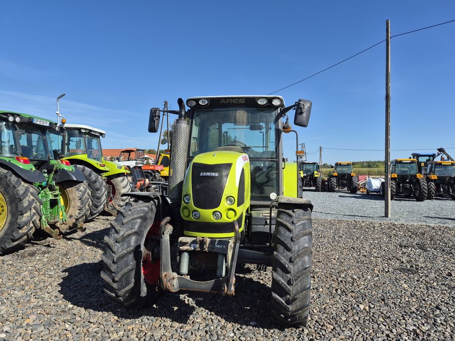 Claas Ares 557 ATX 104 KM John Deere Quadrishift 4x4 Klimatyzacja Rewers WOM 540 1000 TUZ Sprowadzony Francja Dokumenty Leasing Transport Tur możliwy