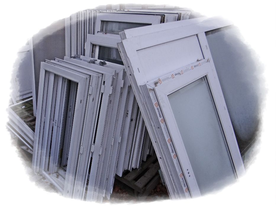 Skup okien i drzwi używanych PCV i Alu, każda ilość! Polska cały kraj