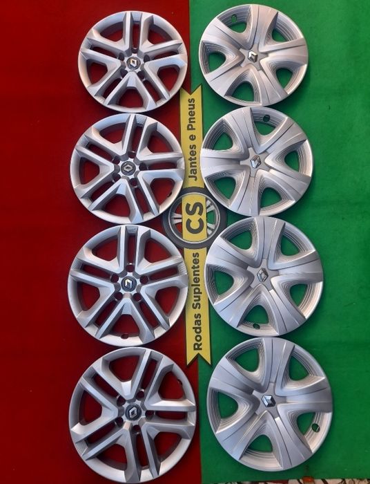 Tampões 16 Dacia Renault Megane  e Clio Jante 5x114.3  e 4x100