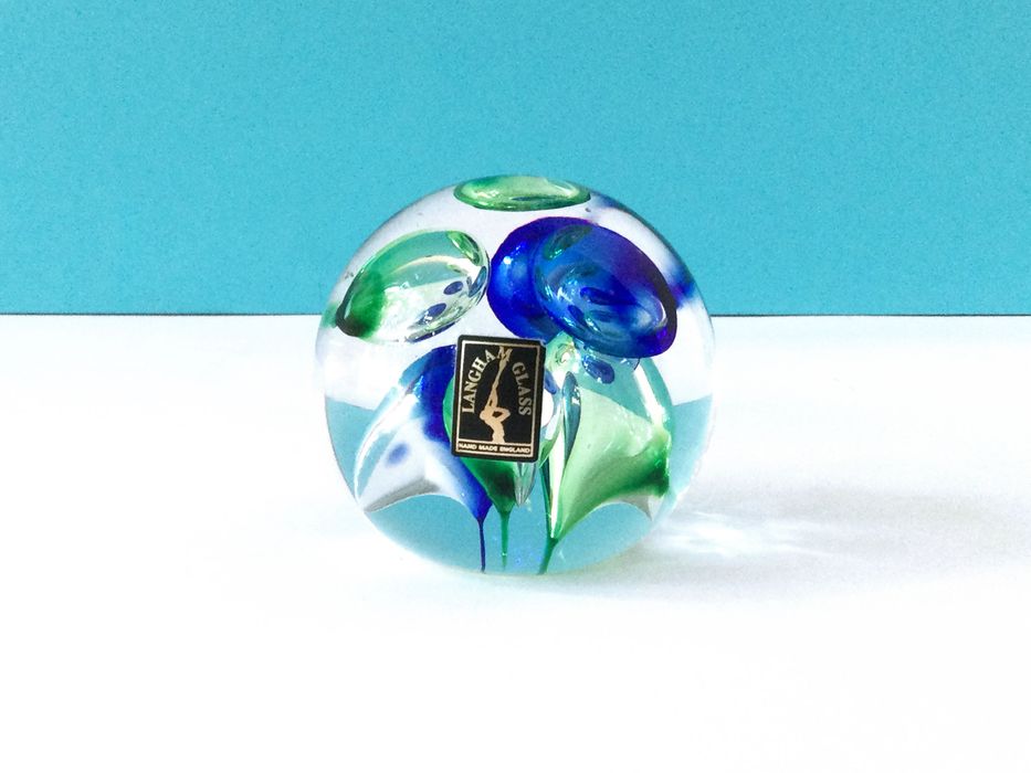 Pisa papéis de Vidro Soprado à Mão, Langham Inglaterra, anos 80