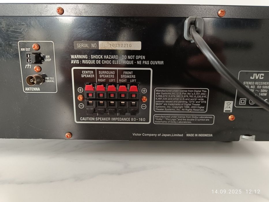 JVC RX 5060 radio CD  wzmacniacz Kino domowe
