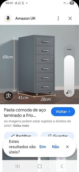 Vendo arquivador de metal