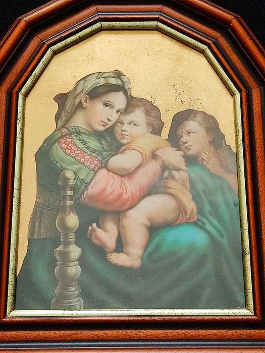 Quadro Madonna della Seggiola Nossa Senhora da Cadeira