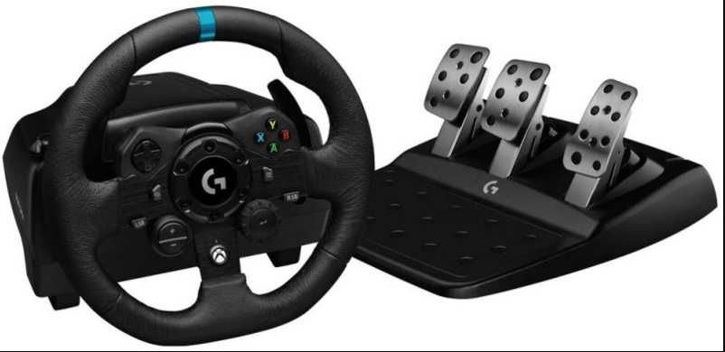 Volante Logitech G923 com Force Feedback – (Usado 2 vezes)