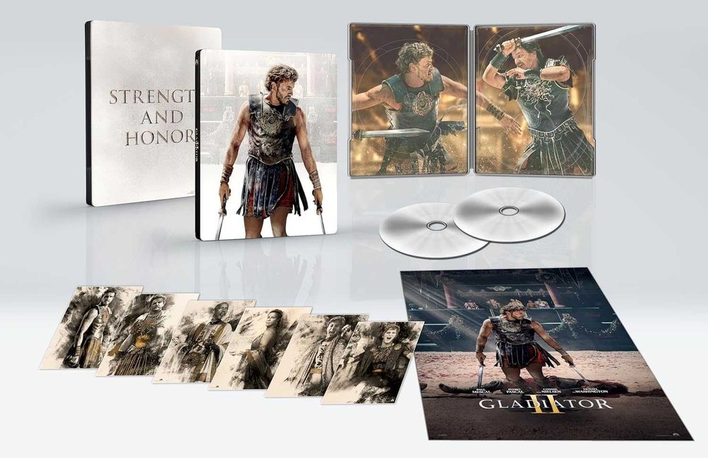 GLADIATOR 2 4K steelbook 3 dyski +EXTRAS w.POLSKA