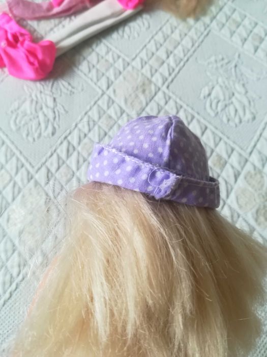 Chapéu Lilás para Boneca