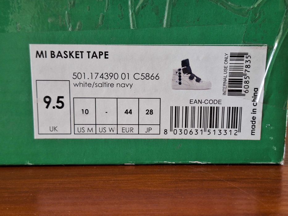 Мужские кроссовки Diadora Basket Tape р.44-44.5