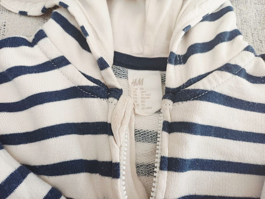 Zestaw bluza sweter koszulka morskim r 88/ 92 H&M Cocodrillo