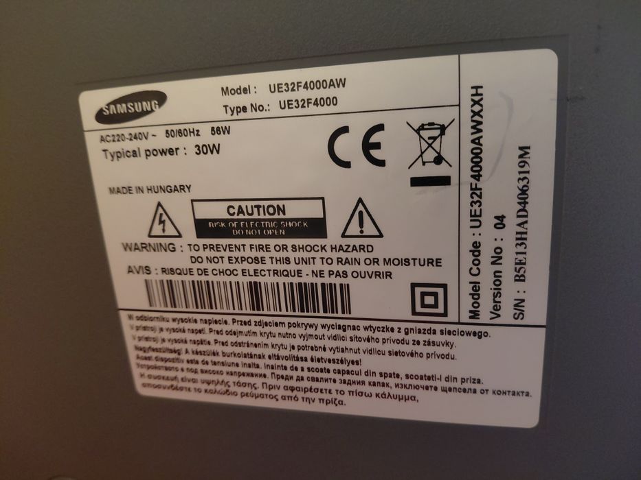 Samsung 32 cale ue32f4000