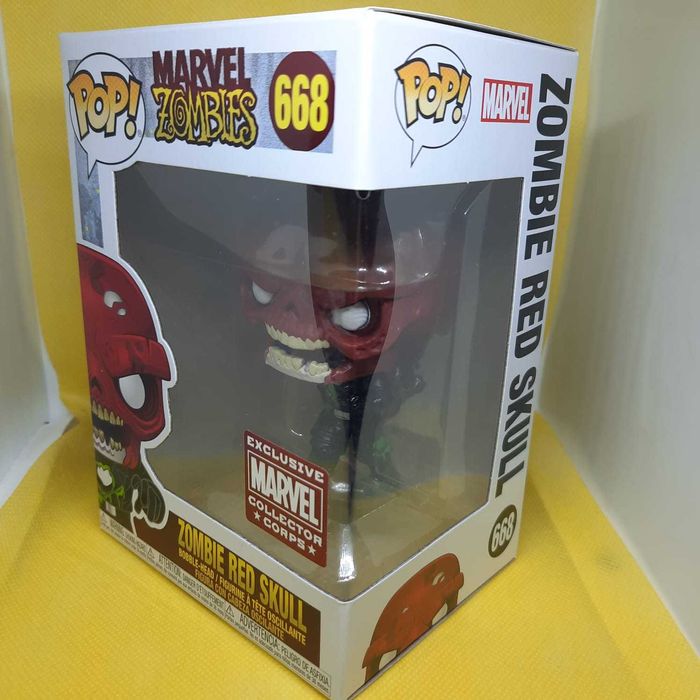 Funko Pop Marvel Zombies Red Skull - Marvel Collector Corps Exclusive Figure