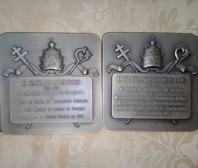 Medalhas em Bronze - Cardeais de Lisboa