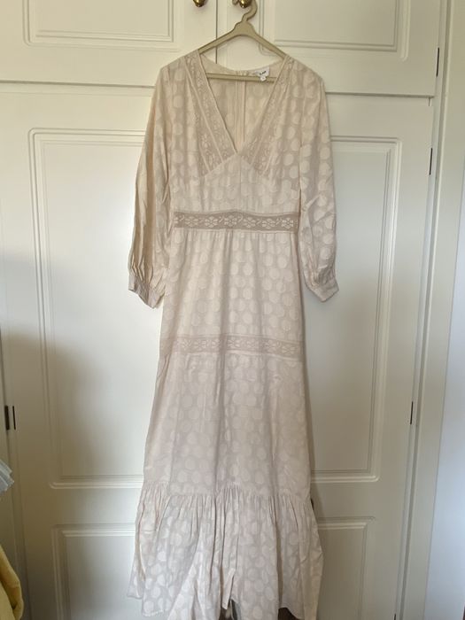Belair Dress, Ivory White