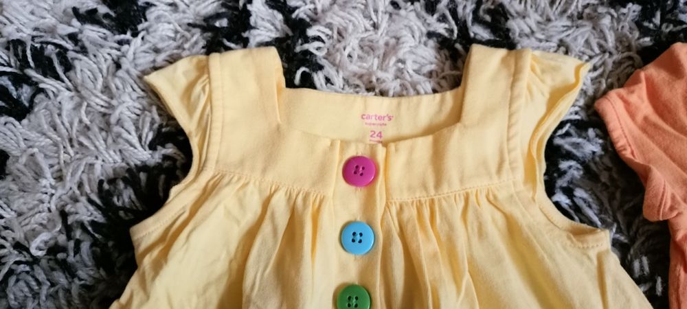 Bluzeczka, leginsy 3/6 m komplet dla dziewczynki