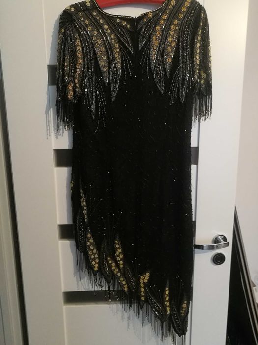 Suknia karnawałowa/wieczorowa-misternie wykonana.