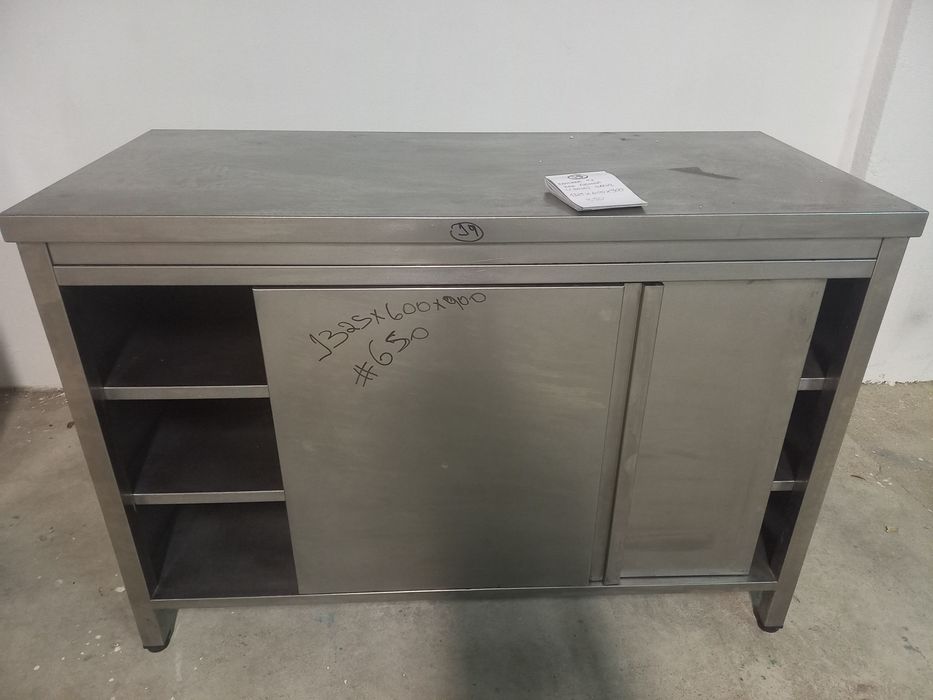Bancada toda fechada inox