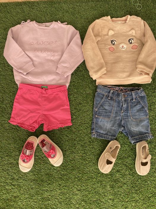 Sweat Calças Sabrinas Minnie Roupa e calcado menina 2 anos