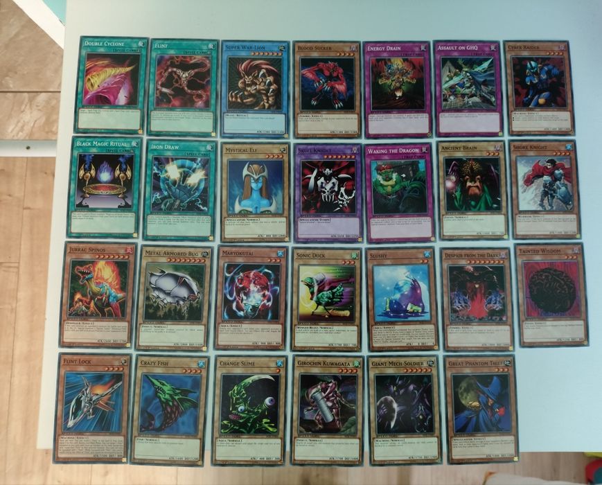 Zestaw 27 sztuk kart kolekcjonerskich Yugioh yu-gi-oh kazuki takahashi 1996