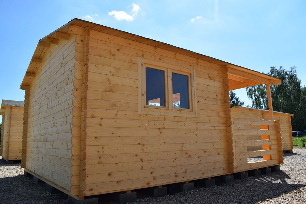 Od ZARAZ*domek letniskowy na działkę ROD*5x4*20m*ściany grub. aż 34mm