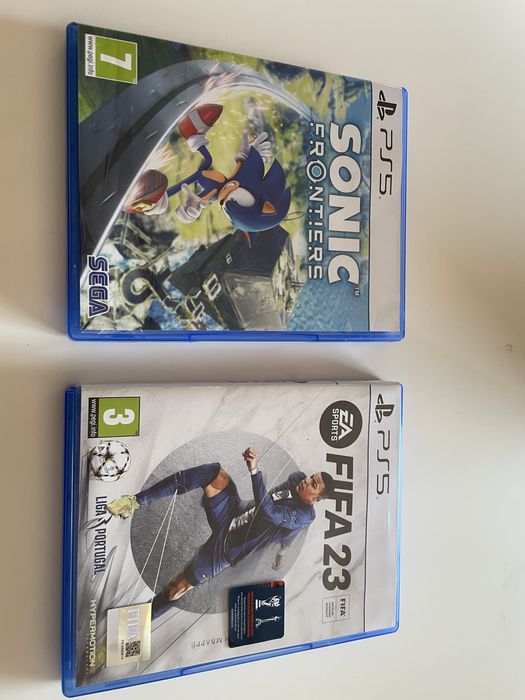 PS5 Versão Disco (Como Nova) + 2 Jogos + Caixa Original