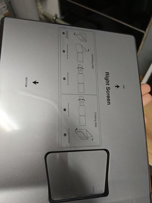 Potrójny monitor do laptopa 14" 1200p full HD