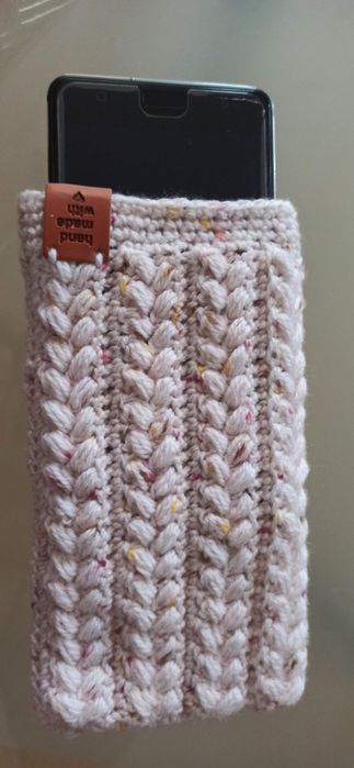 Etui na telefon jasnoróżowe