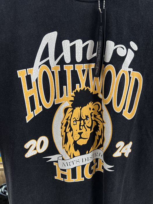 Футболка Amiri “Hollywood” Logo Faded Black