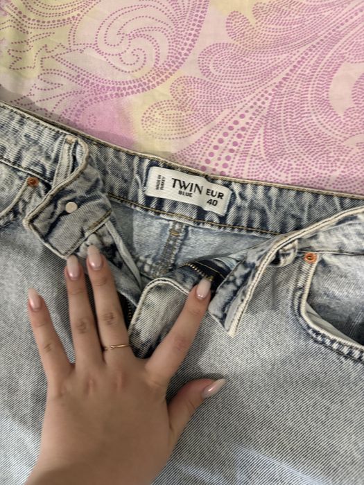 Юбка джинсова блакитна