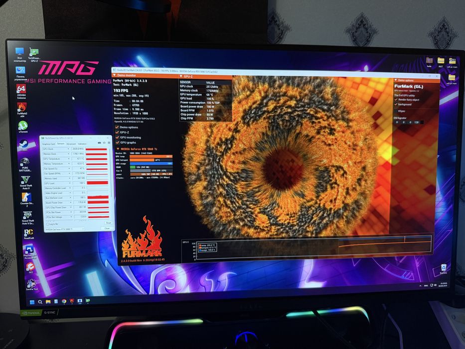 Ігровий компютер 1stPlayer Intel Core i5-14600KF MSI RTX 5060Ti Trio