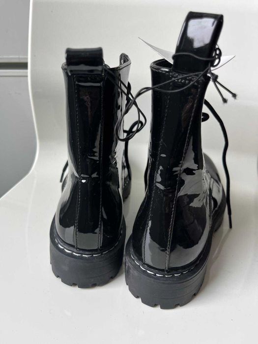 Martens H&M Lakierki Glany Nowe 36 czarne półbuty