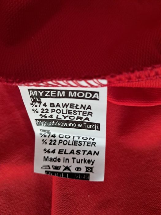 Narzutka czerwona nową.