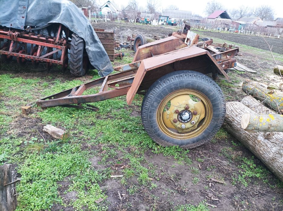 Причеп одноосний шасі