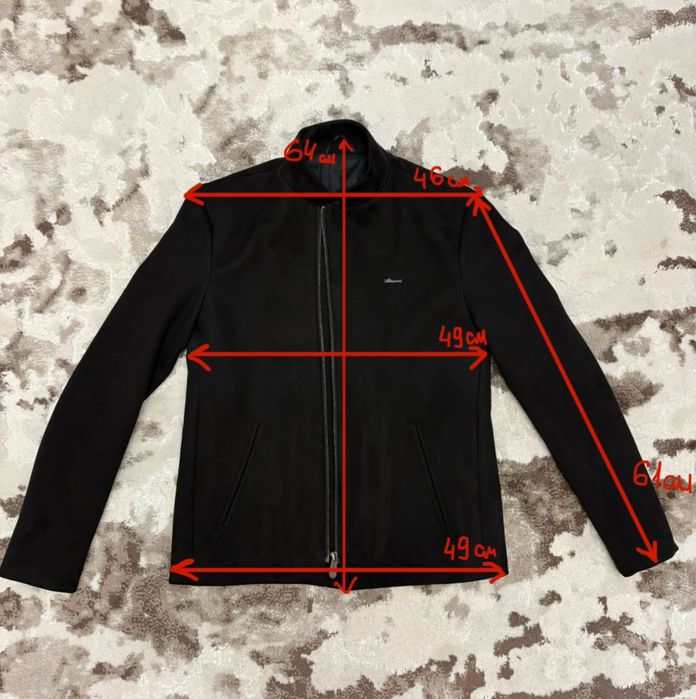 Чоловіча замшева куртка/бомбер