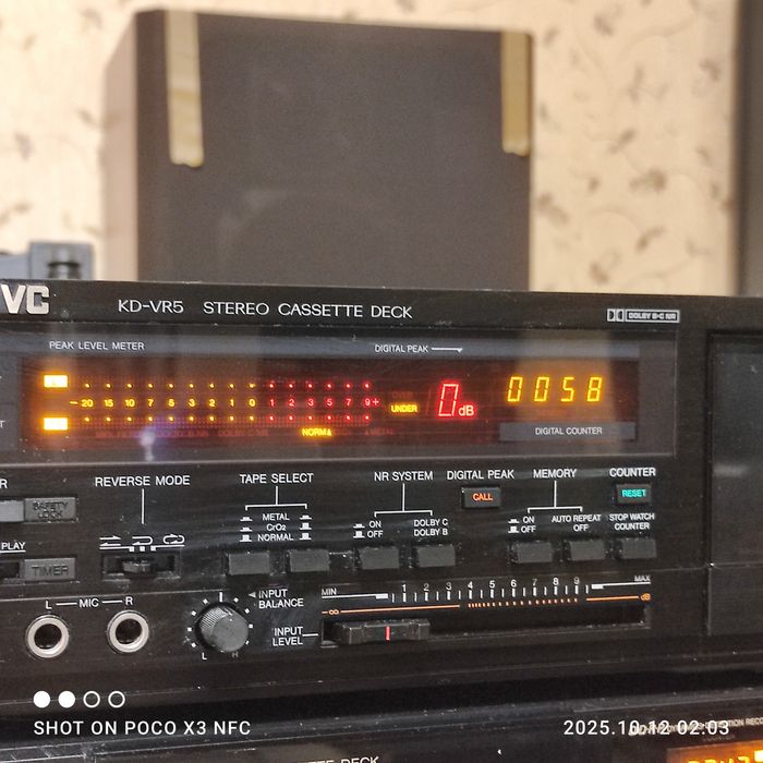 Кассетная дека JVC KD VR5G,JVC TD R431