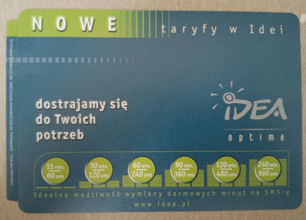 Idea Optima podkładka pod mysz, vintage.