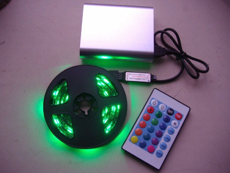 Светодиодная лента LED 5050 RGB 2 метра (питание от USB 5v) для ТВ